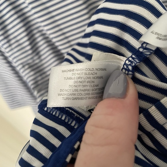 Cutter & Buck Polo Shirt Mens  XL 2016 Ryder Cup Hazeltine Blue White Stripe - Picture 7 of 8